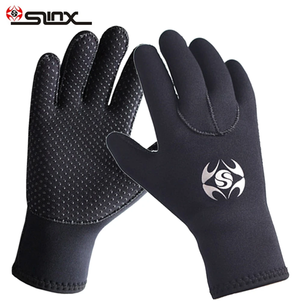 

3mm Diving Gloves Winter Swimming Gloves Warm Neoprene Men Women Surfing Spearfishing Snorkeling Boating Fishermen Dive Gloves