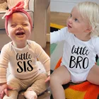 Комбинезон для новорожденных мальчиков и девочек, комбинезон для малышей, топы, весенне-осеннее хлопковое боди с длинным рукавом для близнецов, комбинезон, одежда