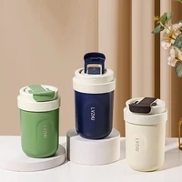 350ml double stainless steel coffee thermos mug water cup multifunctional car vacuum flask portable travel insulated cup