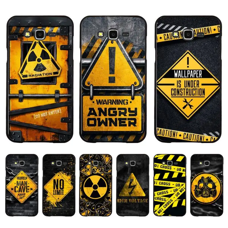 

Danger Radiation Zone Phone Case For Samsung Galaxy J 4plus J6 J5 J72016 J7prime cover for J7Core J6plus Back Coque
