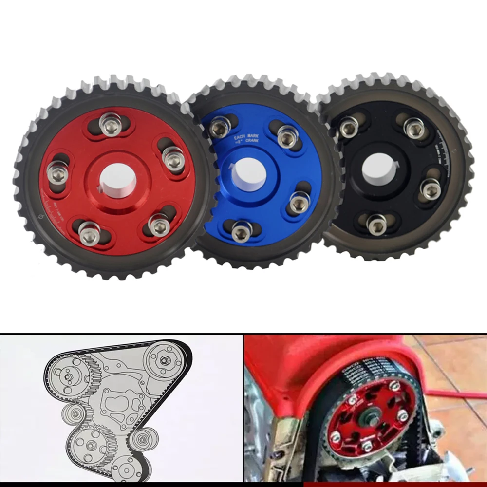 

Adjustable Cam Gear Alloy Timing Gear FOR HONDA SOHC D15/D16 D-SERIES ENGINE CAM PULLEY PULLYS GEARS 1PCS WX6542
