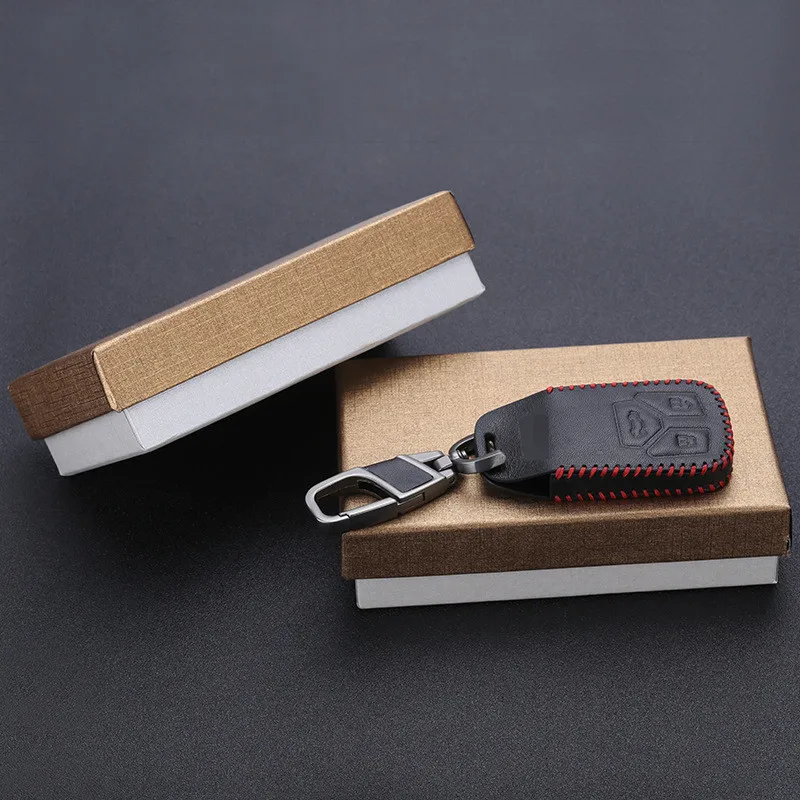 [Высокое качество] чехол для автомобильного ключа 5 цветов верхний слой из