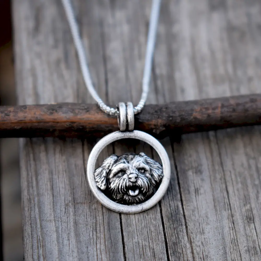 SanLan 1 шт. милое ожерелье для щенка Bichon Frise |