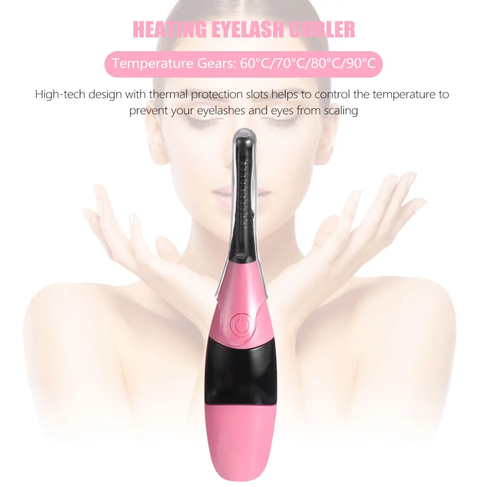 

Electric Eyelash Curler Mini USB Eye Lash Curling Clip Beauty Makeup Tools