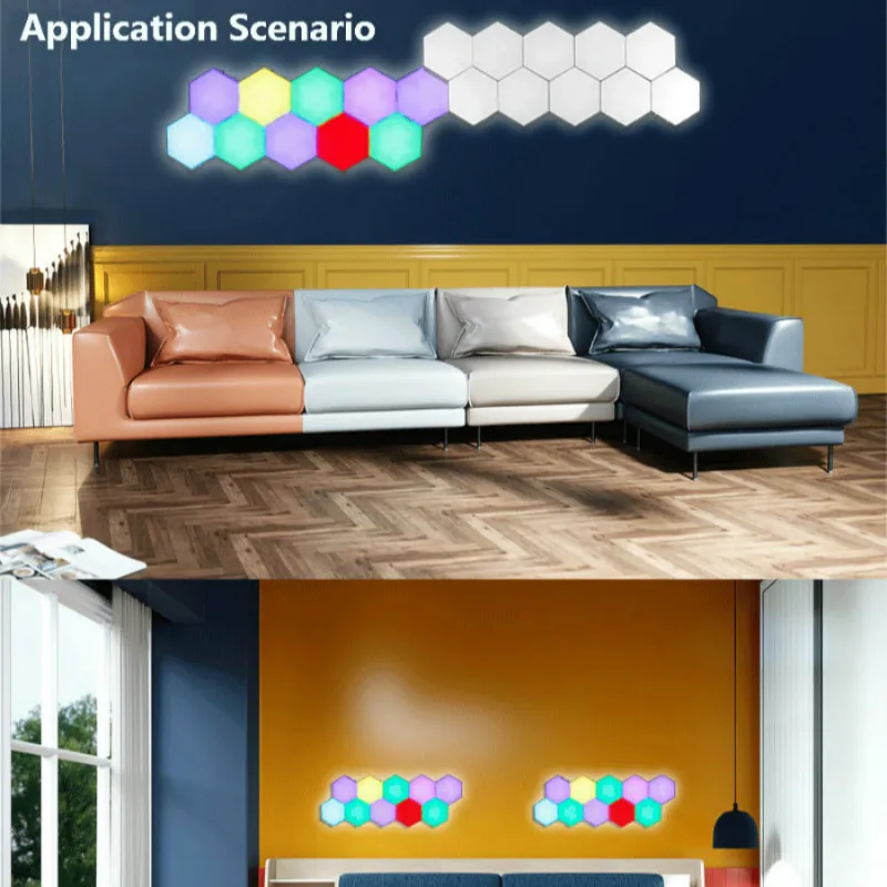 Квантовая лампа RGB с сенсорным управлением светильник сменный цветной