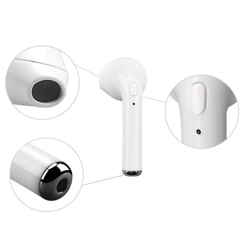 Bluetooth 5,0 наушники i7 Наушники Спортивные Беспроводные наушники для samsung Xiaomi Mi Redmi; Huawei Honor Vivo Oppo одно правое ухо