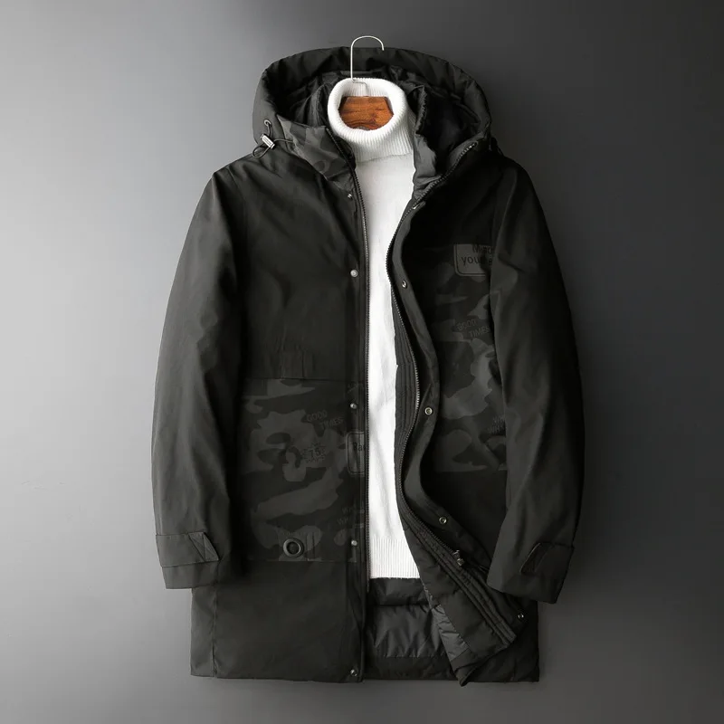 

Зимняя новая мужская очень большая куртка с хлопковой подкладкой