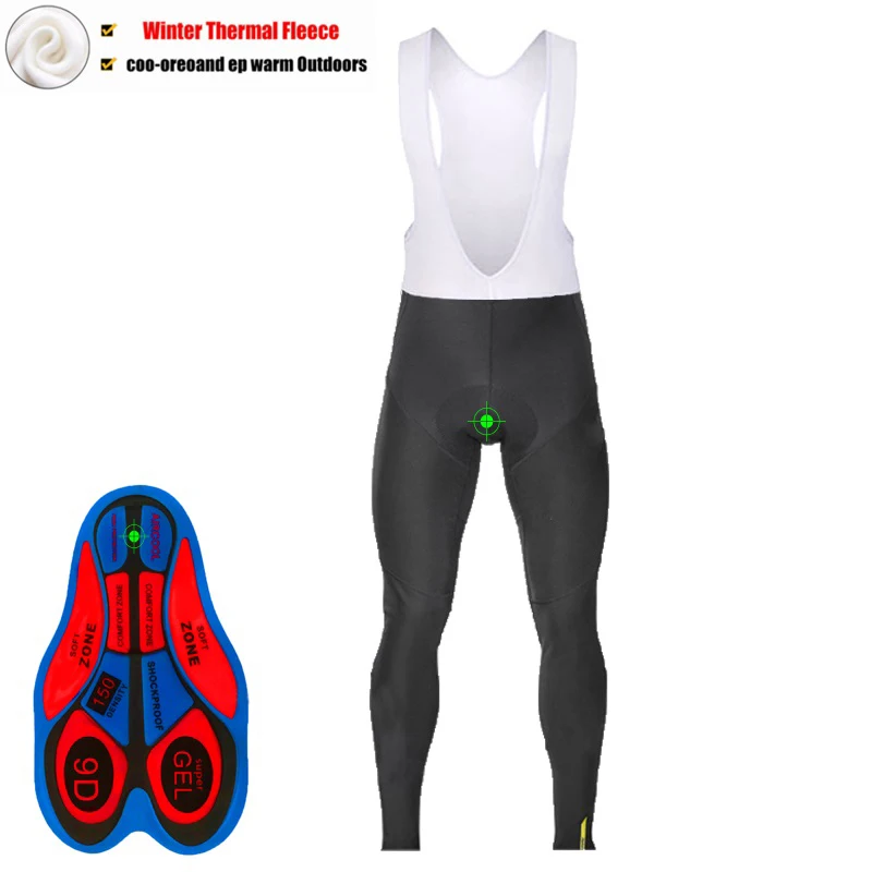 Мужские длинные штаны для велоспорта Mac теплые флисовые езды на велосипеде