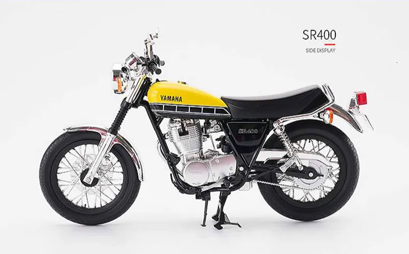 1:12 новый Sr 400 500 мотоцикл Сплав ABS локомотив детские игрушки коллекция дисплей