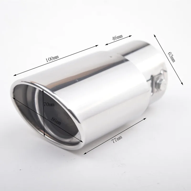 Наконечник глушителя выхлопной трубы тюнинг Exaust лазерный высокопоточный