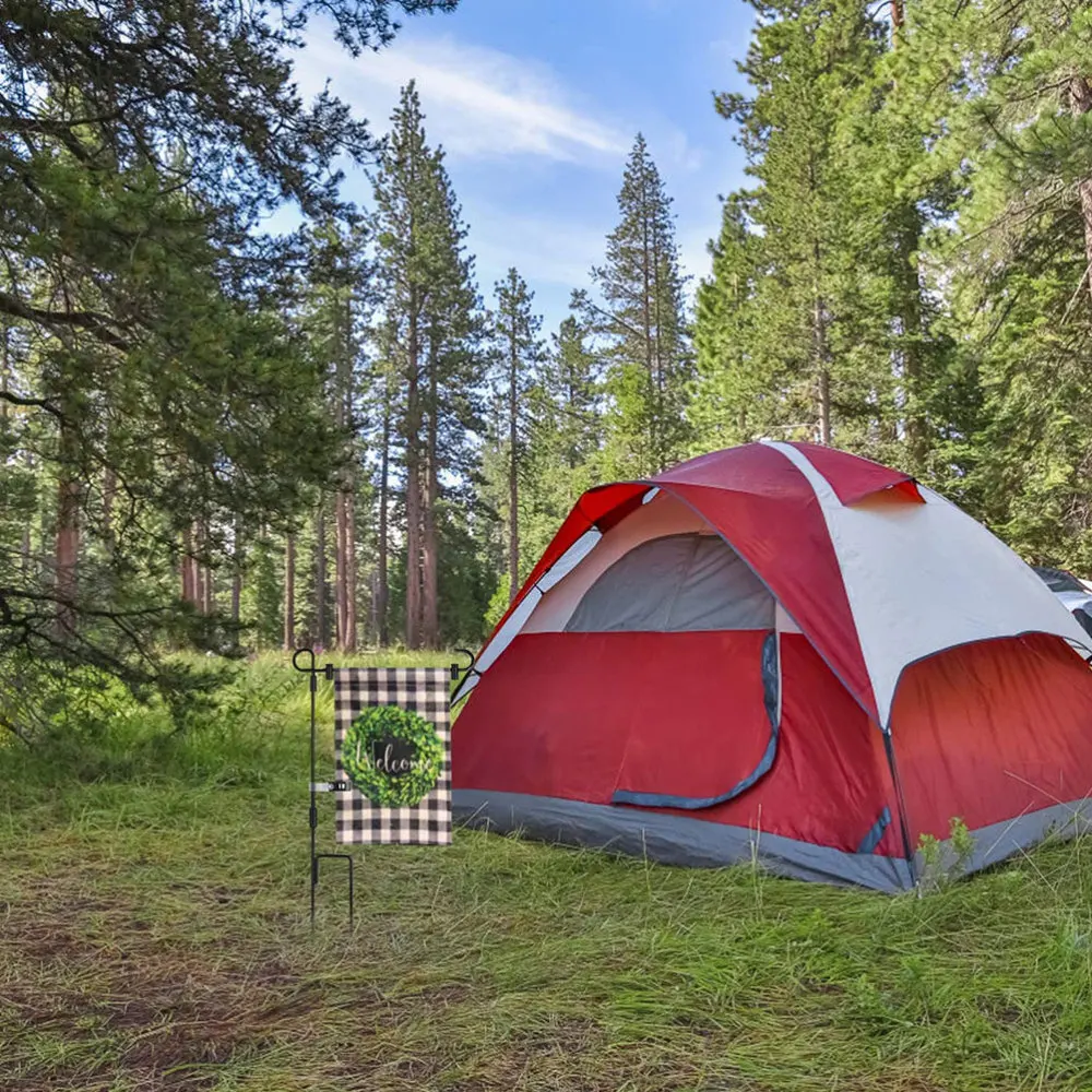 1 шт. железная подставка для флага сада|Флаги баннеры и аксессуары| |