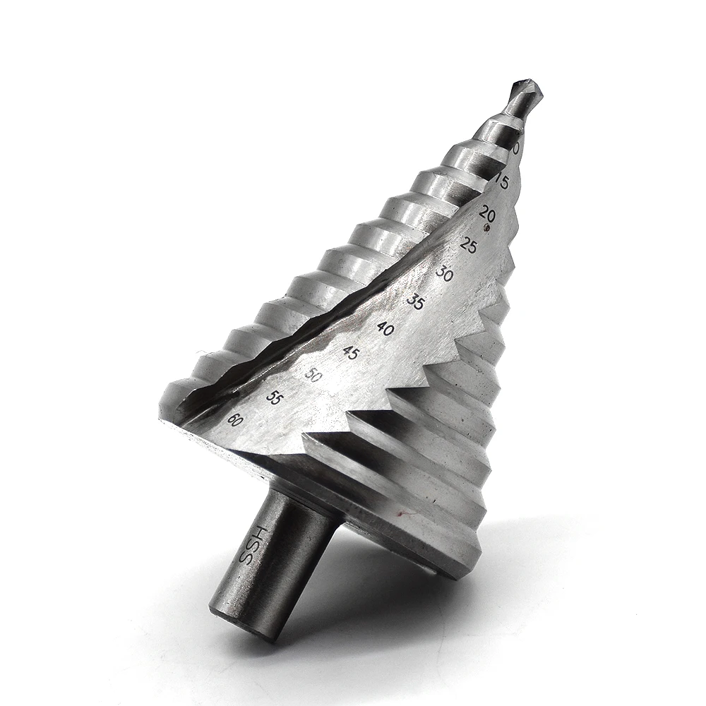 Спиральное ступенчатое сверло с канавкой 6-60 мм расширитель для сверления