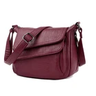 Роскошная красная Осенняя сумка 2022, кожаные сумки, женские сумки, дизайнерская женская сумка-мессенджер на плечо, сумки для мам для женщин, женская сумка