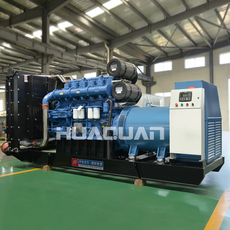 Торговая гарантия 1000kw yuchai само работающий бескамерный дизельный генератор