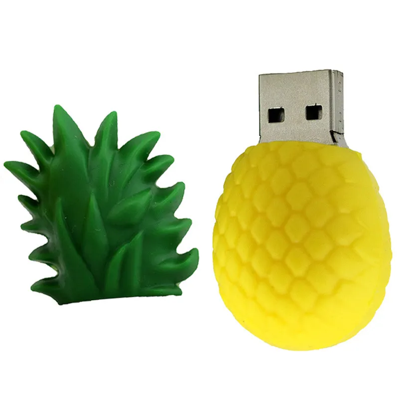 Фрукты и овощи клубника банан ананас USB флэш накопитель 32 ГБ флеш 16 8 4G мультфильм U