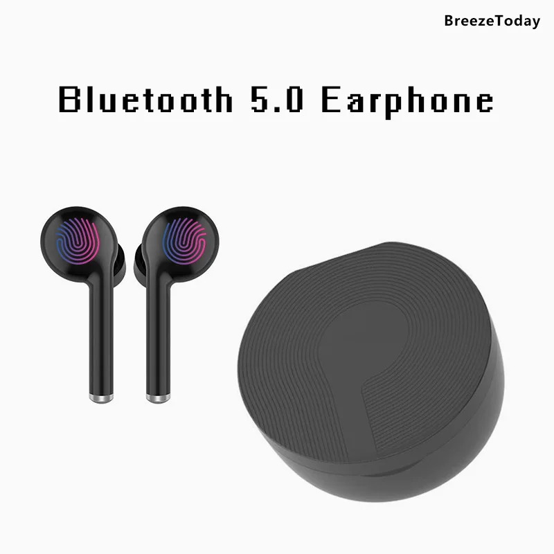 Наушники вкладыши TWS True Беспроводной Bluetooth 5 0 наушники спортивные для Мобильный