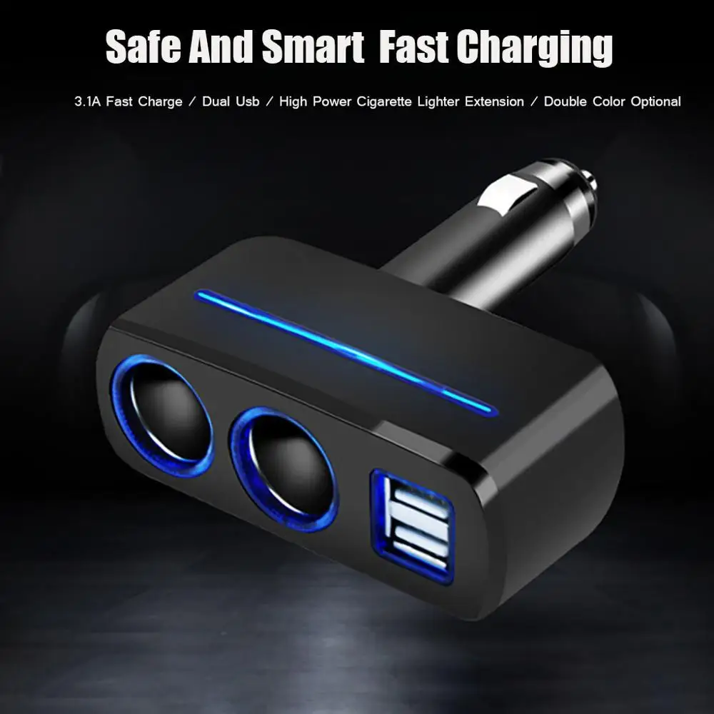 2019 2 Порты USB 0 Бетти Зарядное устройство 12V 24V и двойной розетки Автомобильный