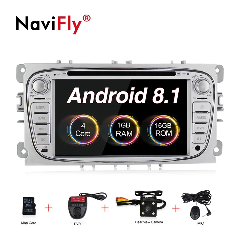 Бесплатная доставка микрофон карта подарок 2din Android8.1 Автомобильная магнитола gps