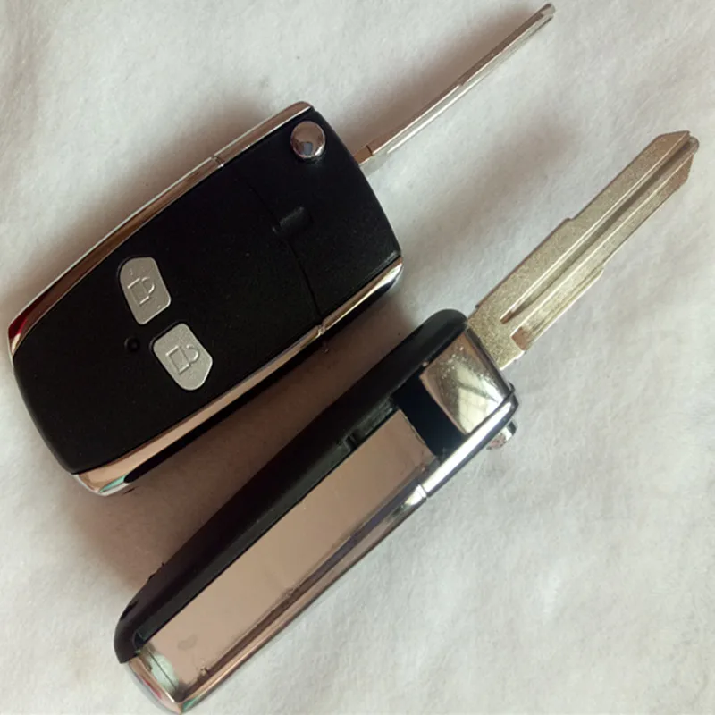 Модифицированный складной чехол для дистанционного ключа DAKATU с 2 кнопками Mitsubishi