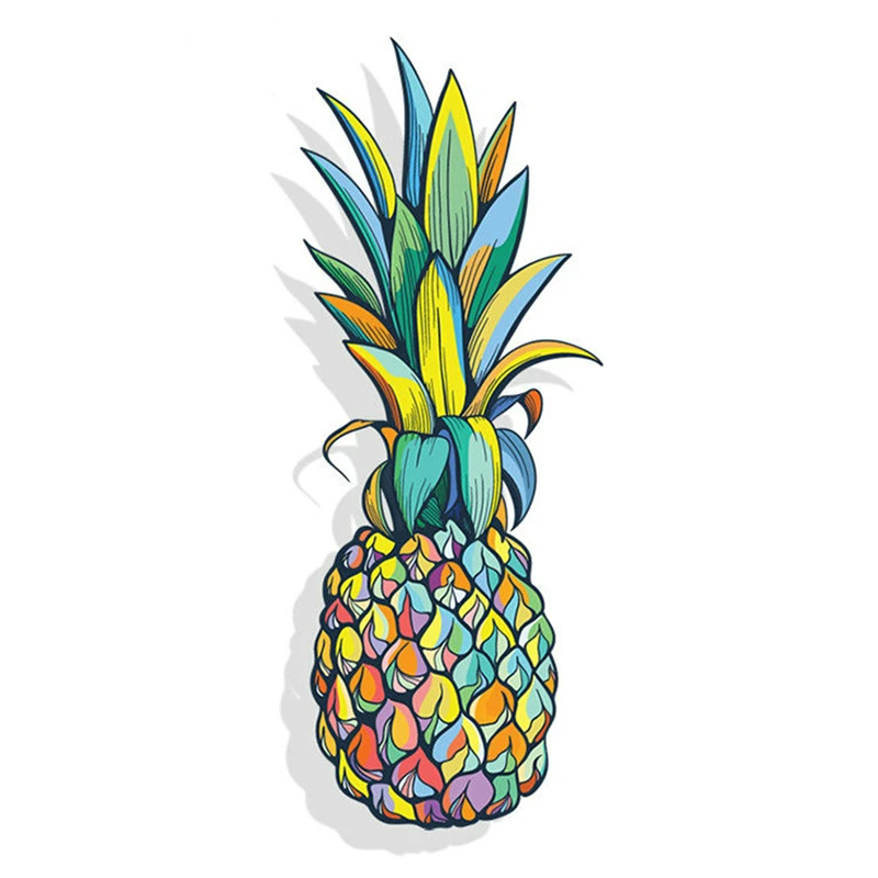 

Car Sticker Colorful Pineapple Automobiles Motorcycles Exterior Accessories Reflective Cover scratches Vinyl Decals,13cm*5cm