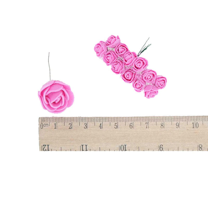 Мини-цветы из пенопласта искусственные цветы для дома украшения автомобиля розы