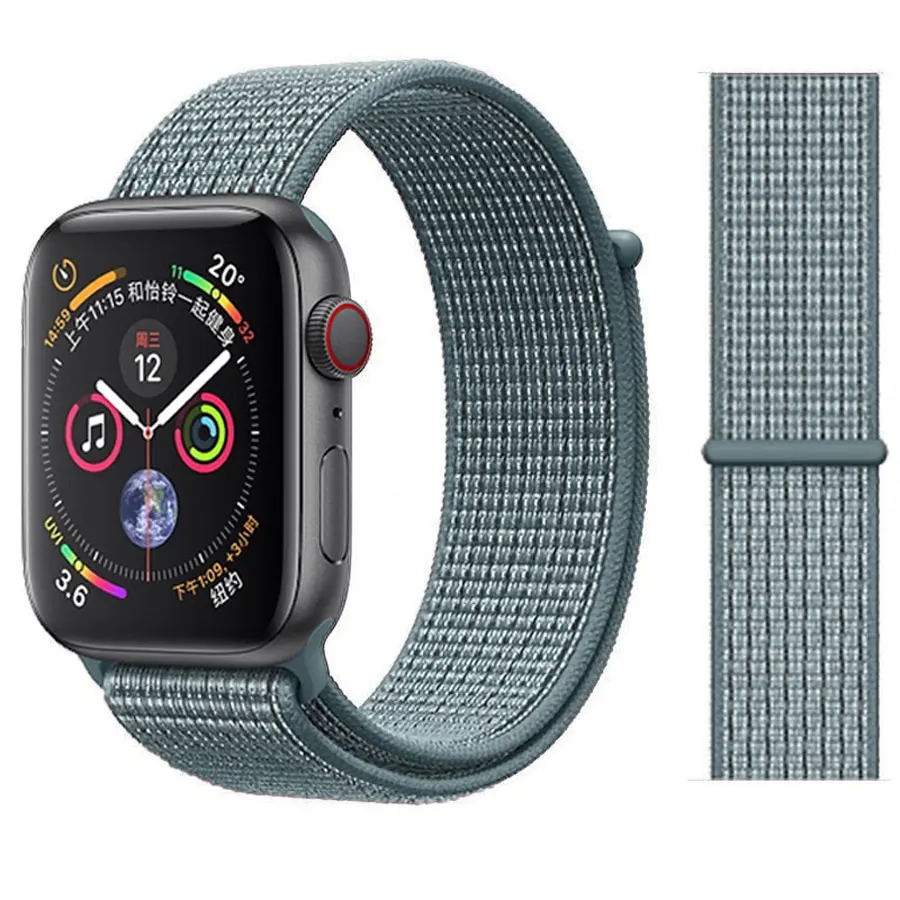 EIMO ремешок для Apple Watch ремешок 44 мм 40 мм Apple Watch 4 5 3 2 1 iwatch ремешок 42 мм 38 мм Спортивная петля нейлоновая петля браслет ремешок для часов