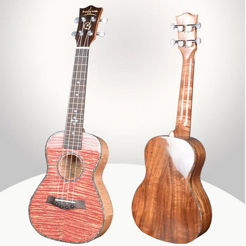 

Ukulele 23 Inches Spruce Wood Veneer Tiger Skin Home-schooling Unisex