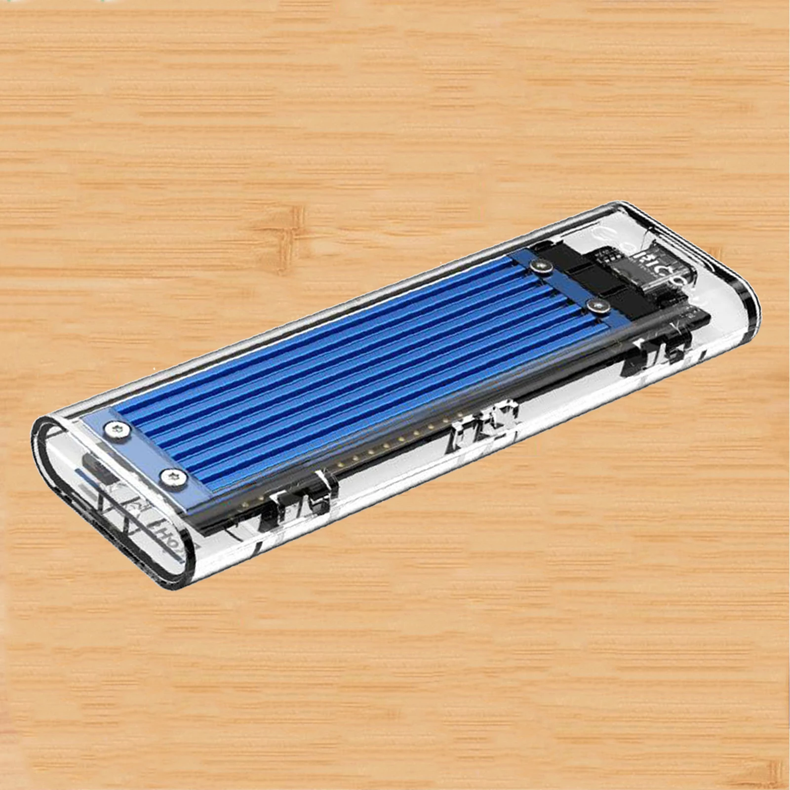 ORICO M.2 to USB Type-C SSD Enclosure Transparent Case Adapter 10Gbps UASP