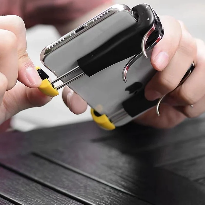 Шесть пальцев управления геймпад триггер для Pubg iPhone Android Мобильный игровой