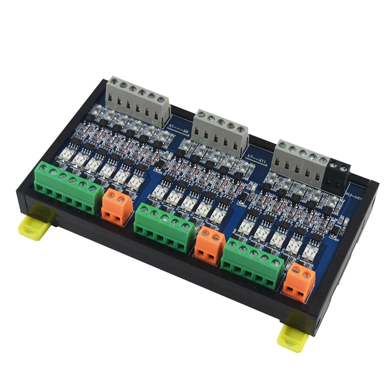 Huaqingjun 16 канальный 3A каждого канала самовосстановления DC12 24V PLC расширение доска dc