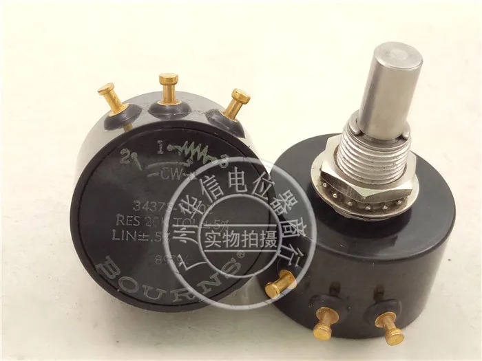 

[VK] BOURNS conductive plastic potentiometer 3437S-1-203 20K LIN & plusmn; 0.5% switch