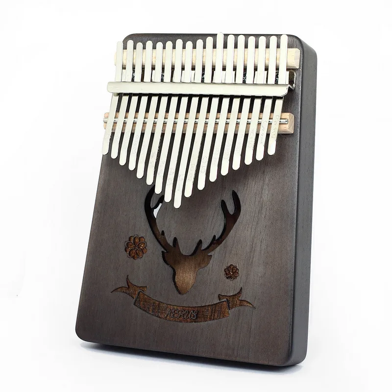 Пианино Kalimba для начинающих 17 клавиш деревянный музыкальный инструмент высокого