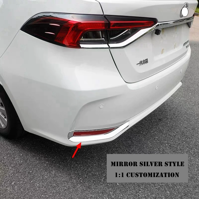 ABS хром для Toyota corolla 2019 2020 автомобильные задние противотуманные фары