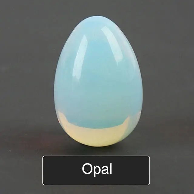 Кристалл яйцо Розовый кварц Обсидиан Малахит 30*20 мм