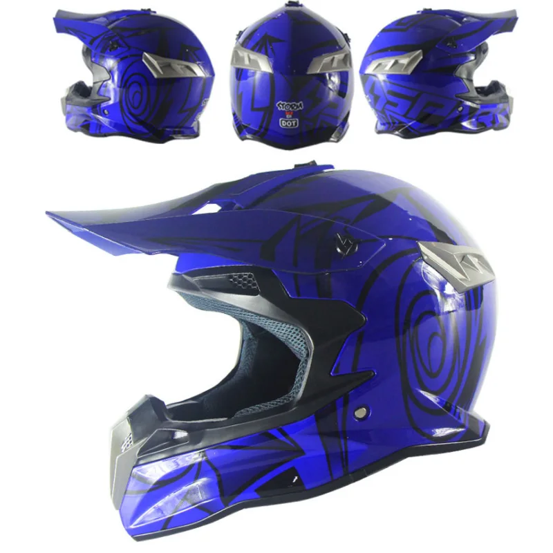 Профессиональный Гоночный moto крест шлем-каска moto крест hors маршрут Capacete moto Casco внедорожный мультфильм для взрослых и детей байкерские хел