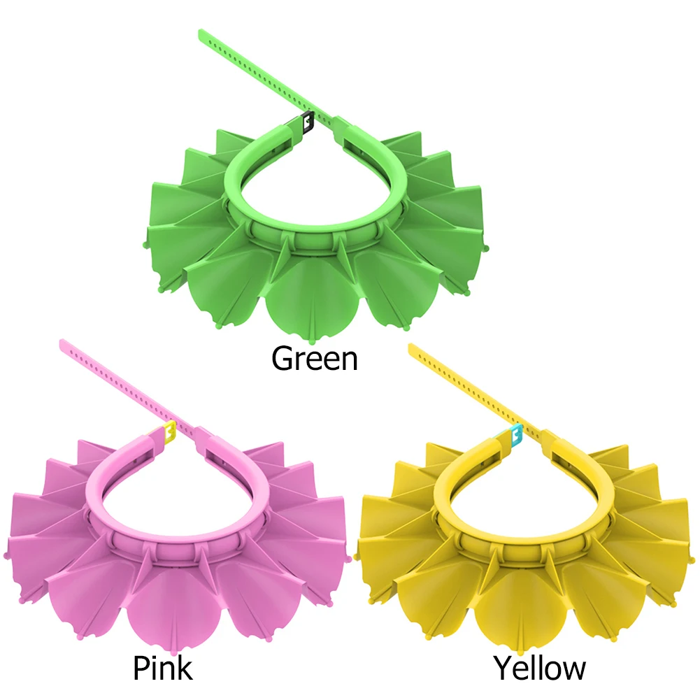 

Регулируемая Шапочка для защиты глаз от детского душа, водонепроницаемая Стильная шапочка, аксессуары для ванны и ушей для младенцев, шапоч...