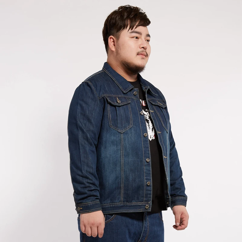 Большого размера плюс 8XL 10XL 9XL 7XL Новинка весны Осенняя мужская куртка короткая из