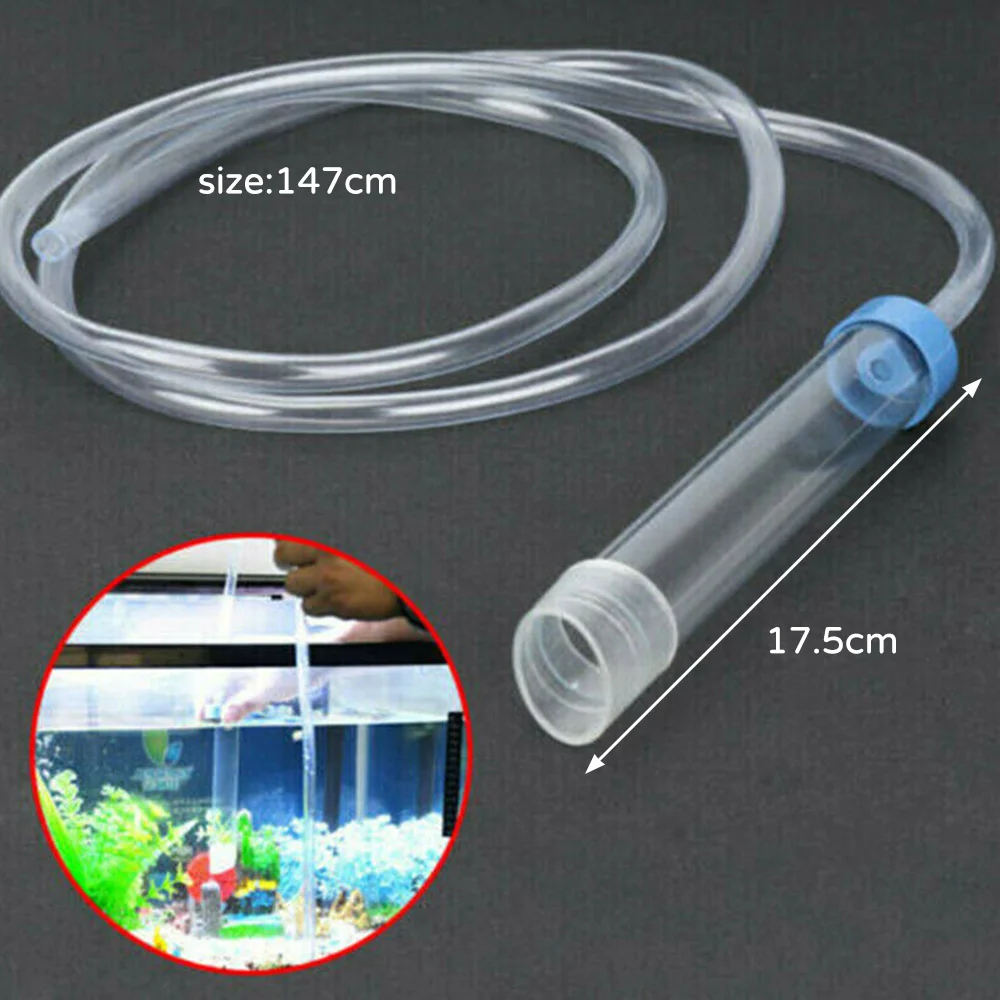 

1 Piece Creativ Fish Tank Syphon Vacuum Gravel Cleaner Water Changer Pump Hose Durable With Special Tools for Fish Tank Cleaning