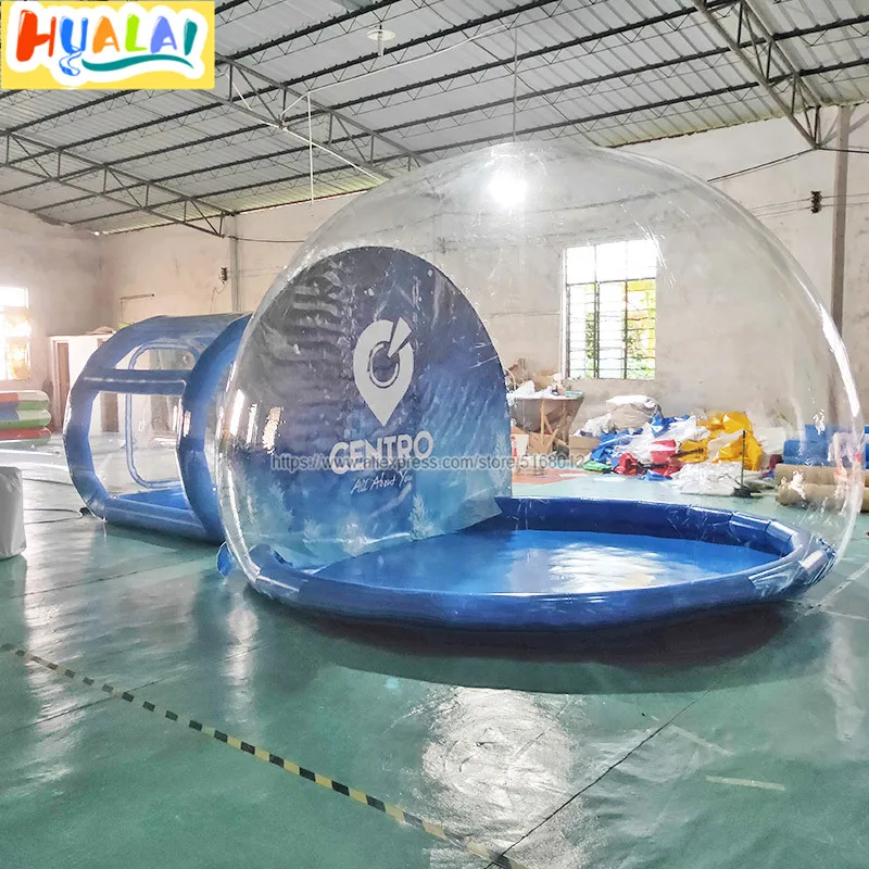 Гигантское Рождественское украшение 2019 надувной снежный шар надувная