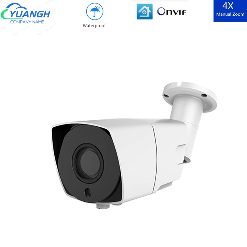 

Камера Безопасности 5MP IP 2,8-12 мм ручной зум-объектив распознавание лица Видеонаблюдение ИК Ночное Видение POE камера видеонаблюдения камера н...