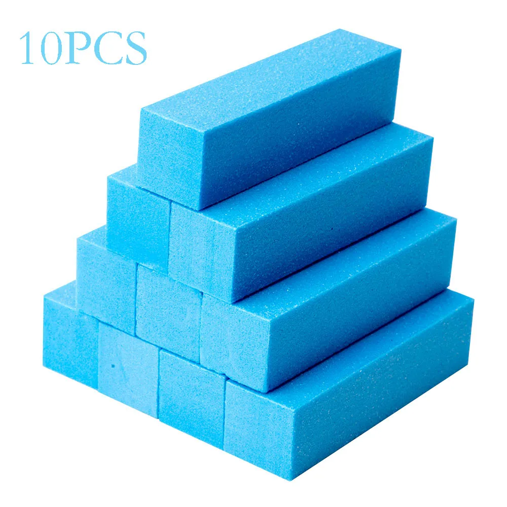 10pcs set 8 1/5/10 шт розовый Форма ногтей Полировщики для ногтей шлифовальная пилка для ногтей cо шлифовальными буферными резцами, блок для ногтей Маникюр Педикюр шлифовальный буфер полоски для ногтей, для маникюра - Цвет: 10pcs set 8