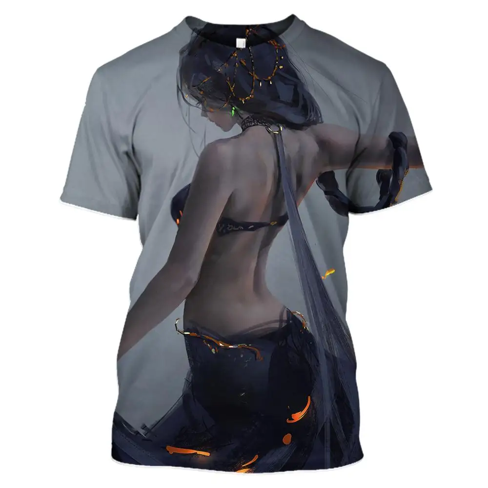 WSFK2019 новый продукт распродажа футболка с привидением нож покемон 3D печать одежда