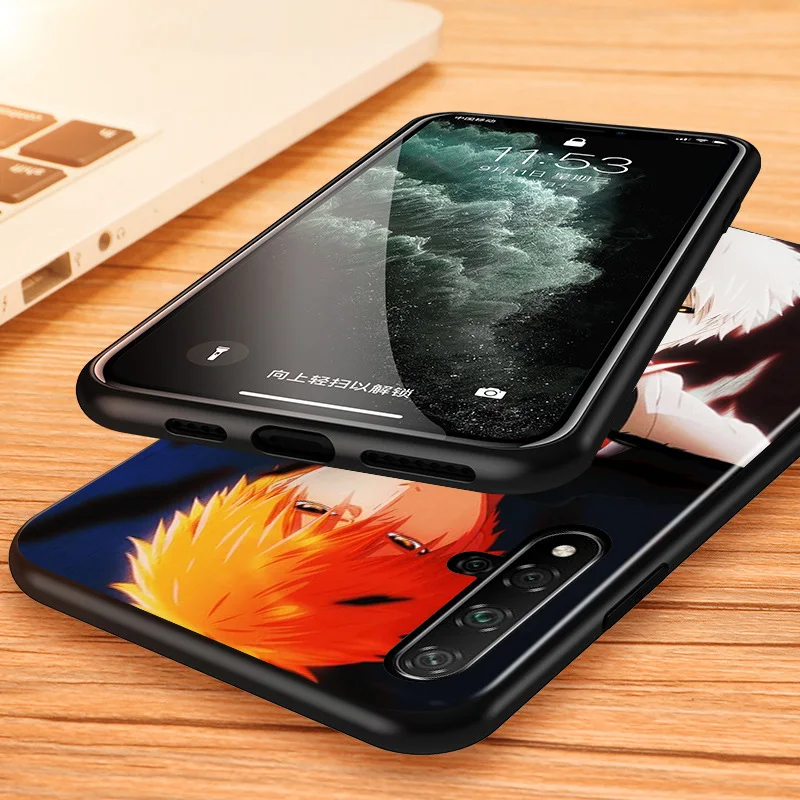 

Japanese Anime Bleach for Huawei Honor 30 20 10i 10 9C 9A 9S 9X 9N 9 8X 8A 8 7A 7C Pro Plus Lite Black Phone Case