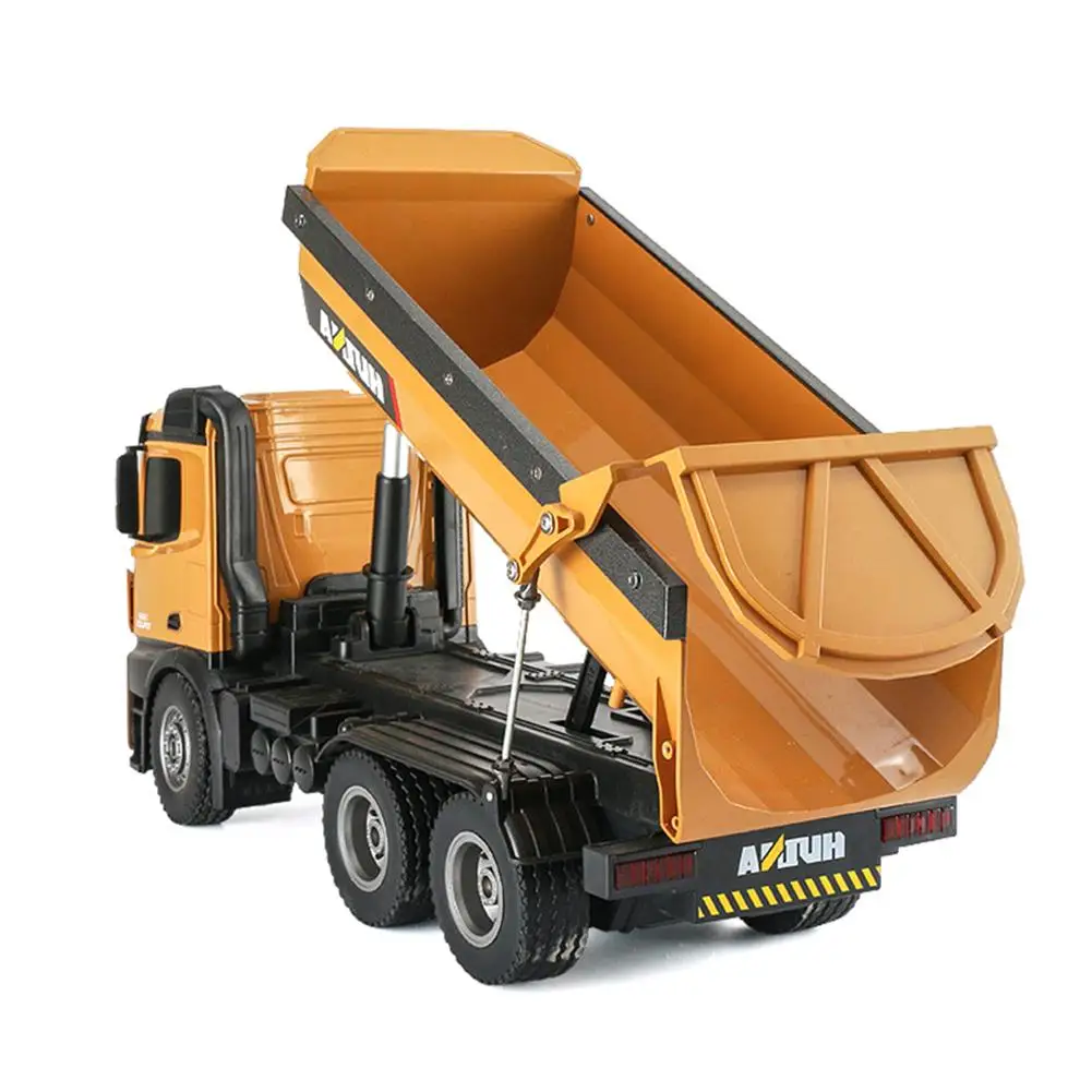 huina toys 1573 114 10ch сплав rc самосвал инжене