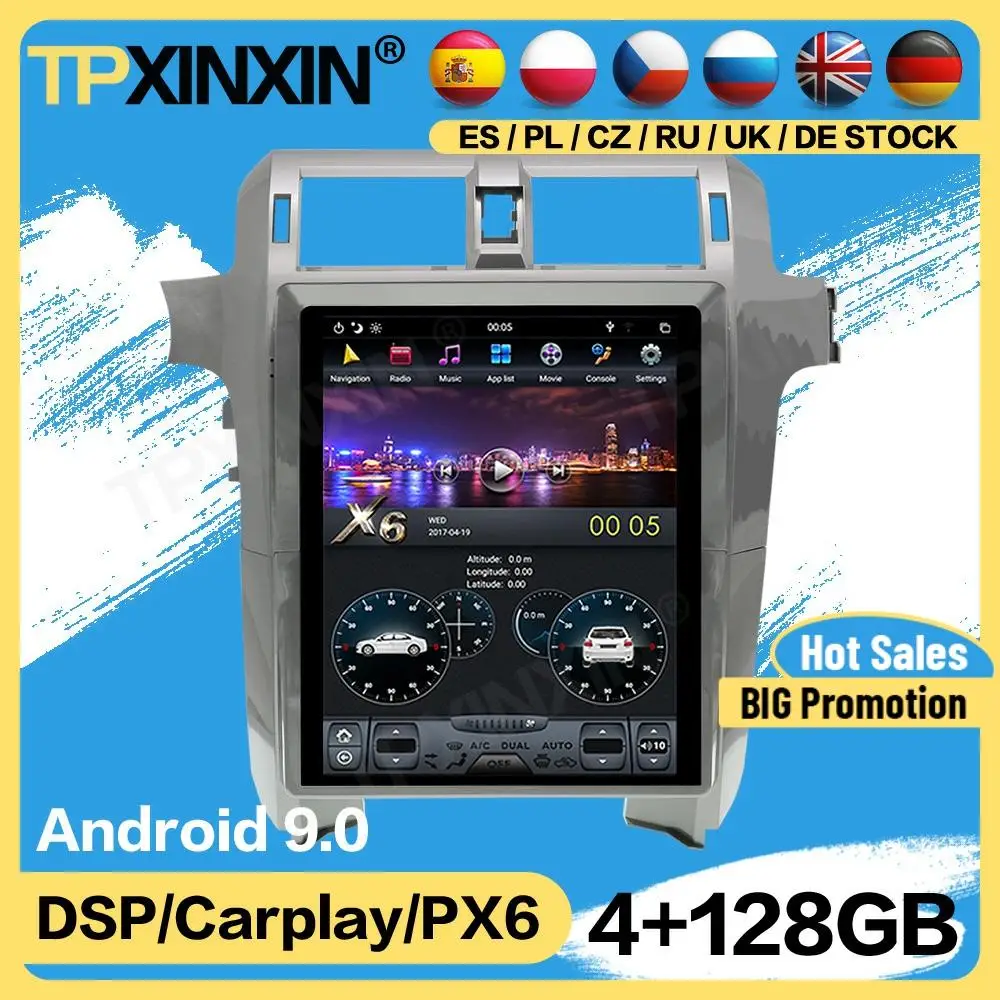 

Tesla 128G Radio Recorder Receiver Android For Lexus GX400 2010 2011 2012 2013 2014 2015 2016 2017 2018 2019 GPS Audio Head Unit