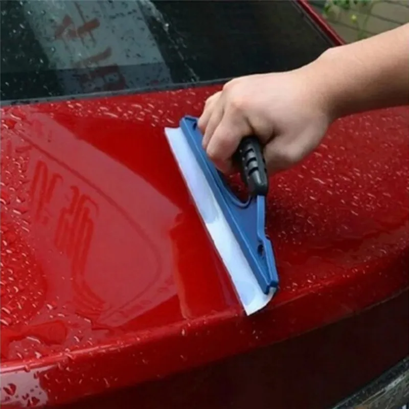 

New 1PC Cars Window Wash Clean Cleaner Wiper Squeegee Drying Blade Shower Kits Car wiper board Silicone
