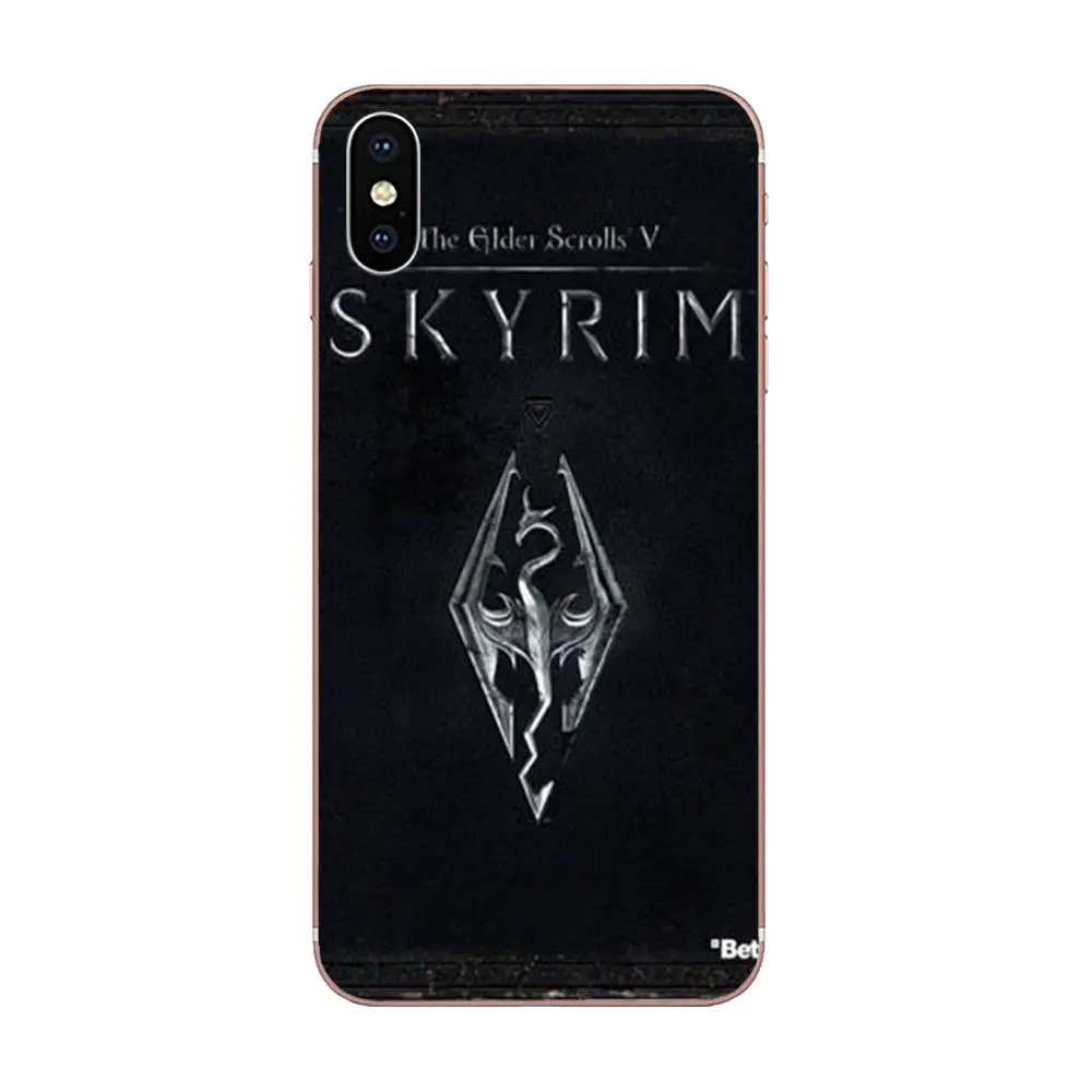 Мягкий силиконовый прозрачный термополиуретан горячая Распродажа логотип Skyrim