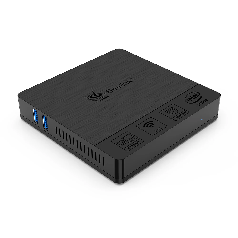 Beelink BT4 мини ПК Intel Atom X5 Z8500 четырехъядерный Windows 10 4K HTPC с 4 Гб ОЗУ 64 ПЗУ USB 3 0 HD MI и