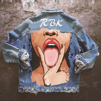 Джессик с пальцами золотые зубы Европейская и американская мода куртка для