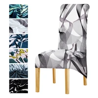long back chair cover printed elastic europe style seat covers xl size stretch chair covers hotel banquet party home christmas